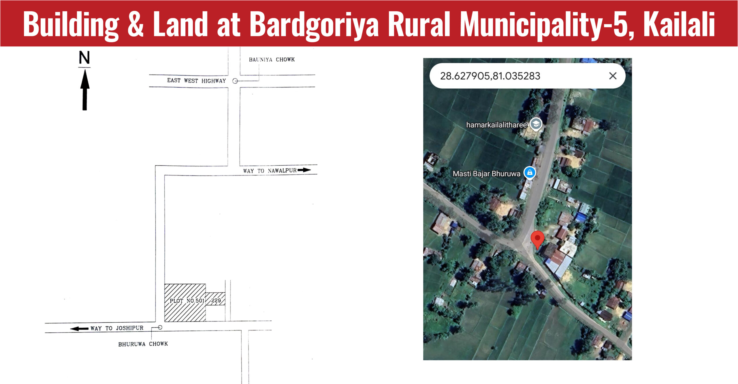 Building & Land at Bardgoriya-05 Kailali
