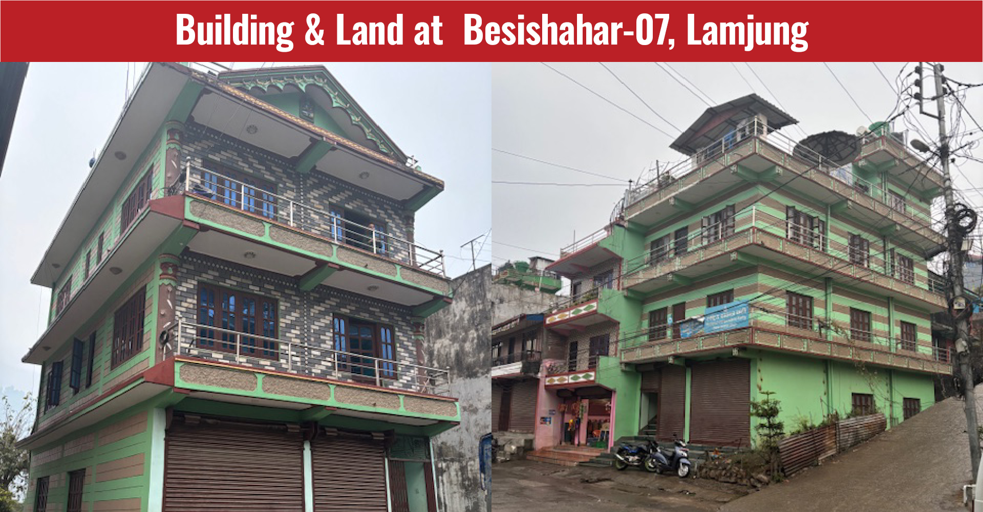 Building & Land at Besishahar-07, Lamjung