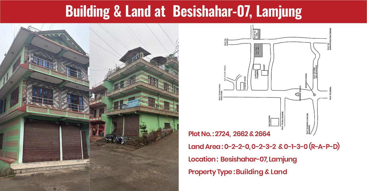 Building & Land at Besishahar-07, Lamjung