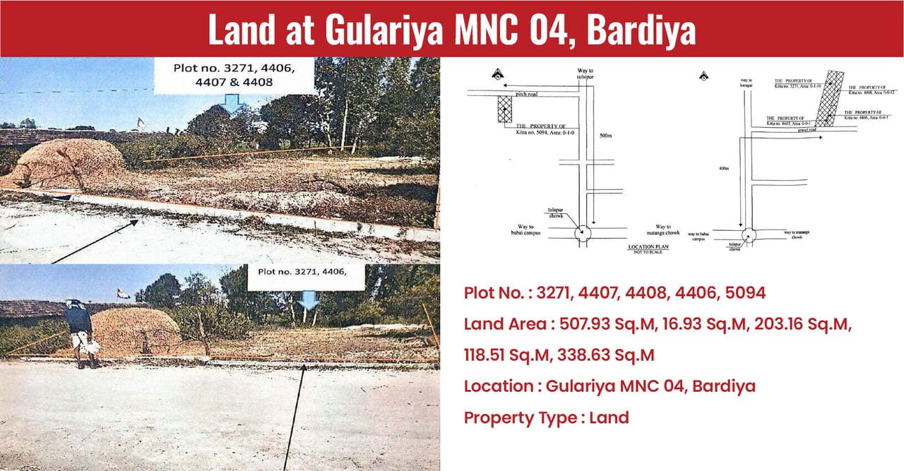 Land at Gulariya MNC 04, Bardiya