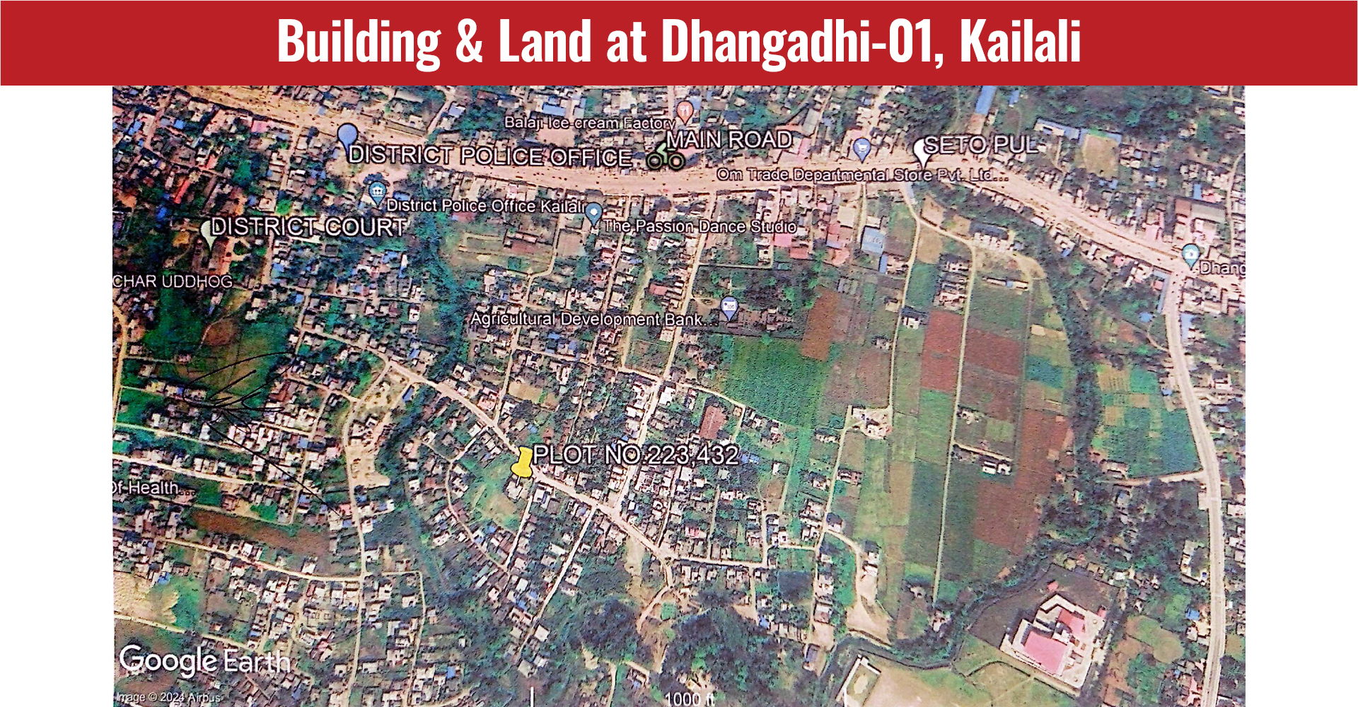 Building & Land at Dhangadhi-01, Kailali