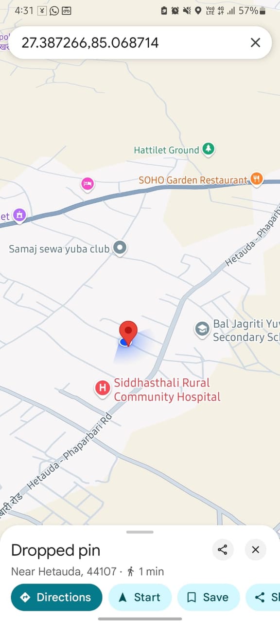 Land and Building at HETAUDA SUB-METROPOLITIAN CITY, MAKAWANPUR (PA-00000000000000003978)