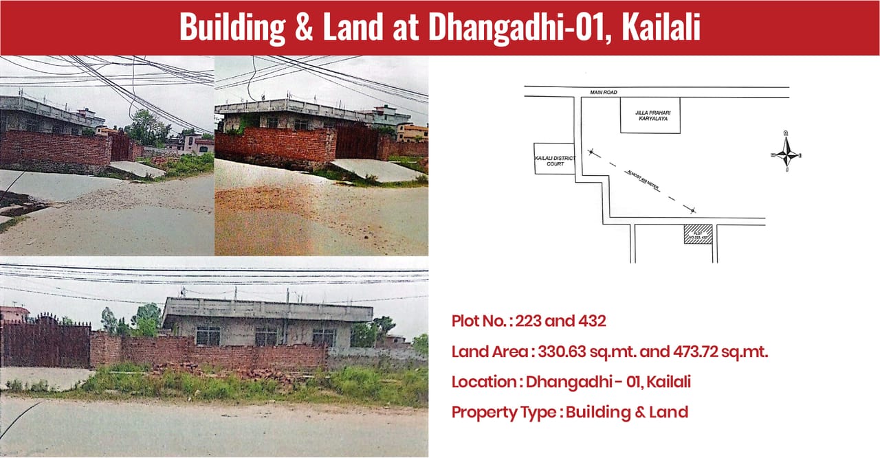 Building & Land at Dhangadhi-01, Kailali