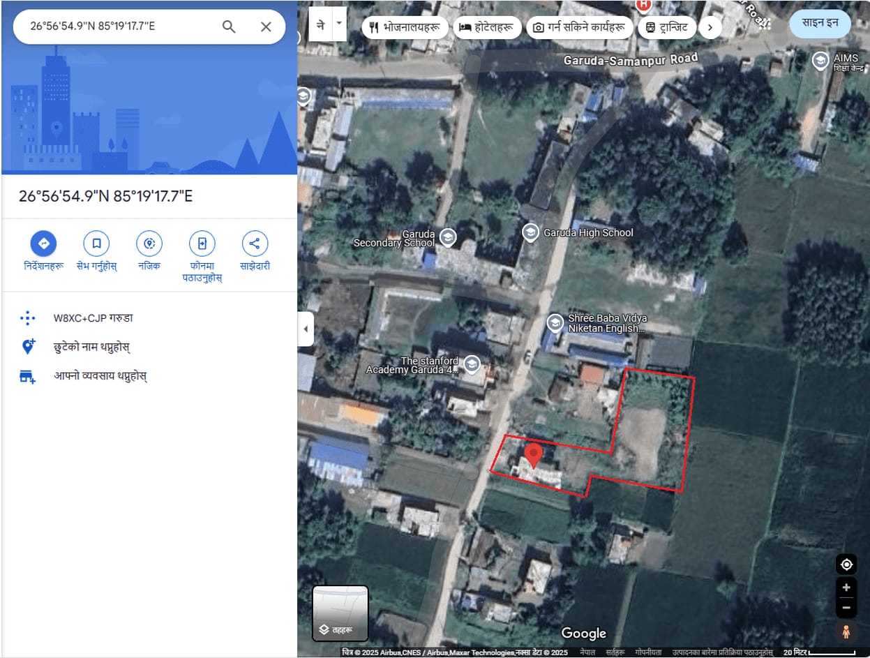 Land at RAM GOPALPUR MUNICIPALITY, MAHOTTARI