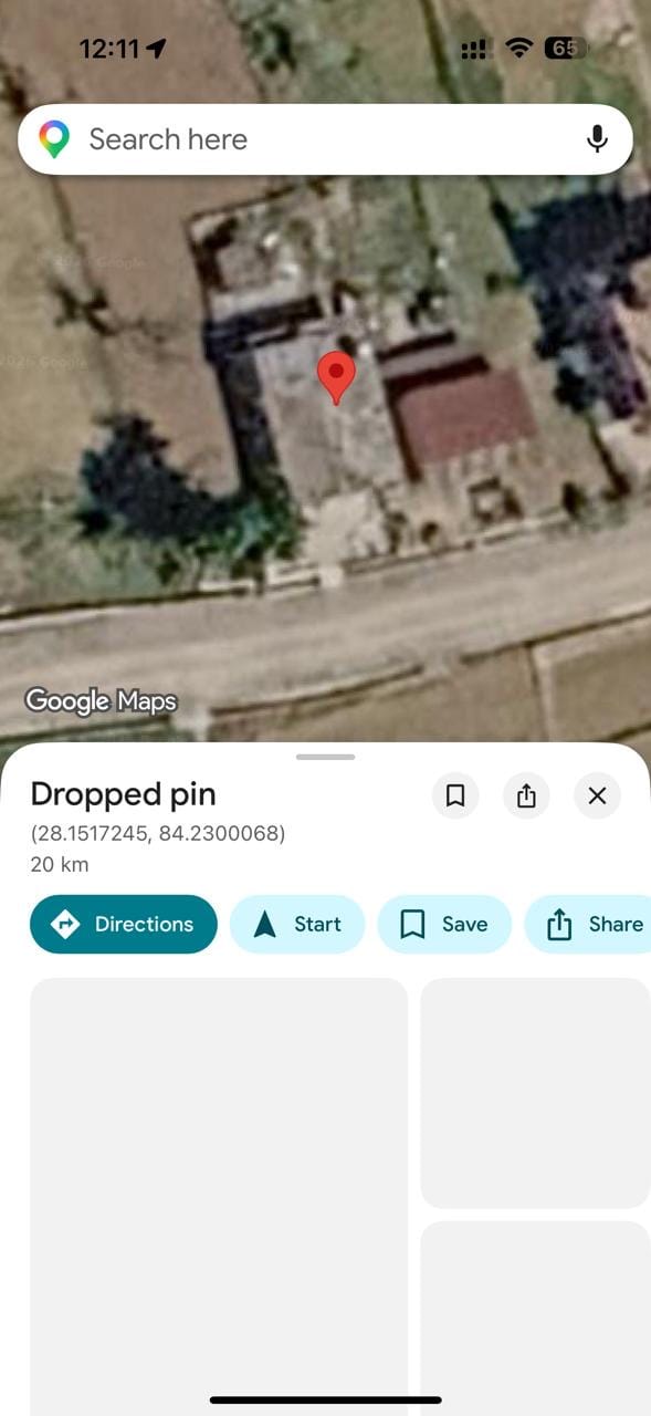 Land and Building at BHORLETAR MUNICIPALITY, LAMJUNG (PA-00000000000000006746)