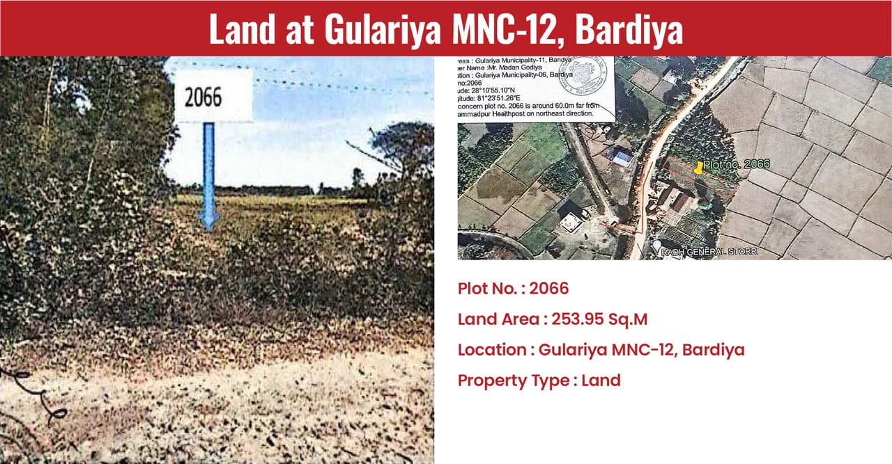 Land at Gulariya MNC-12, Bardiya