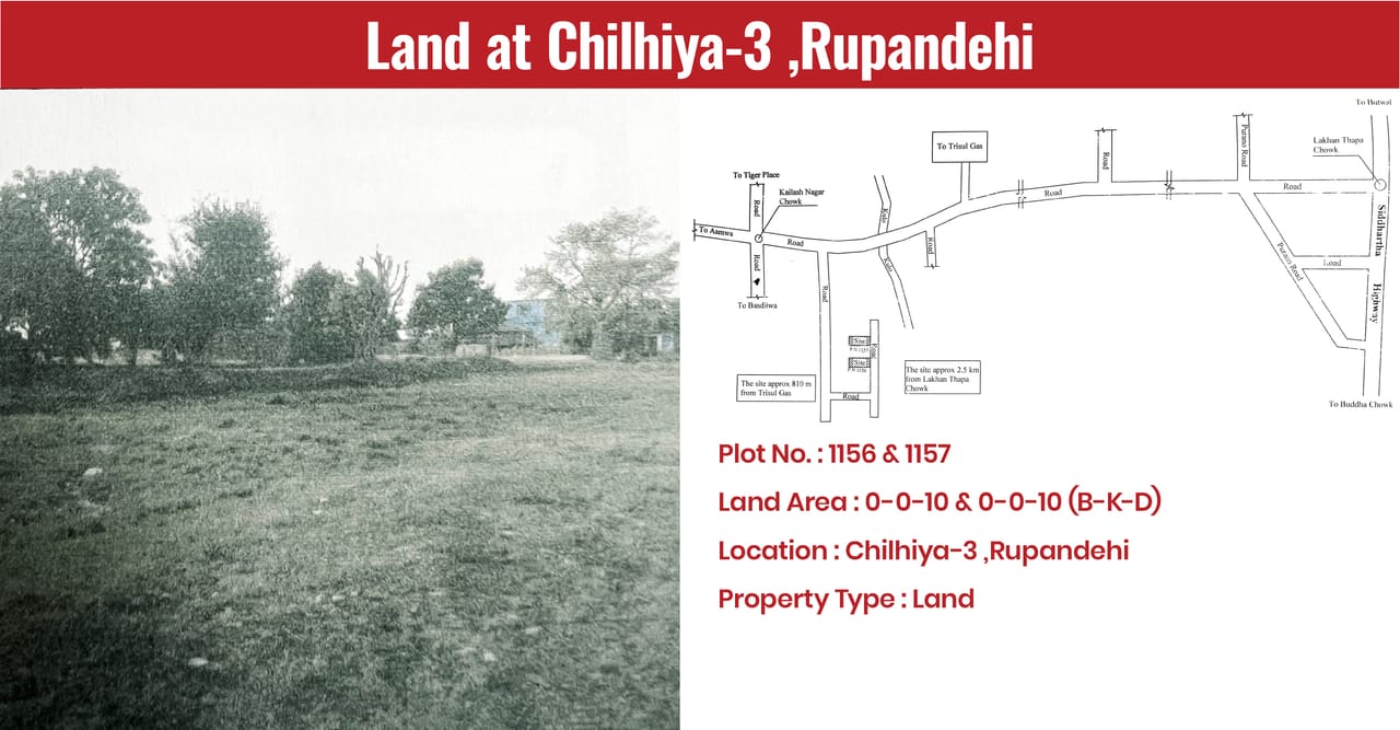 Land at Chilhiya-3 ,Rupandehi