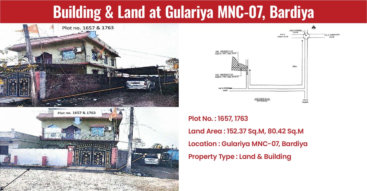 Building & Land at Gulariya MNC-07, Bardiya