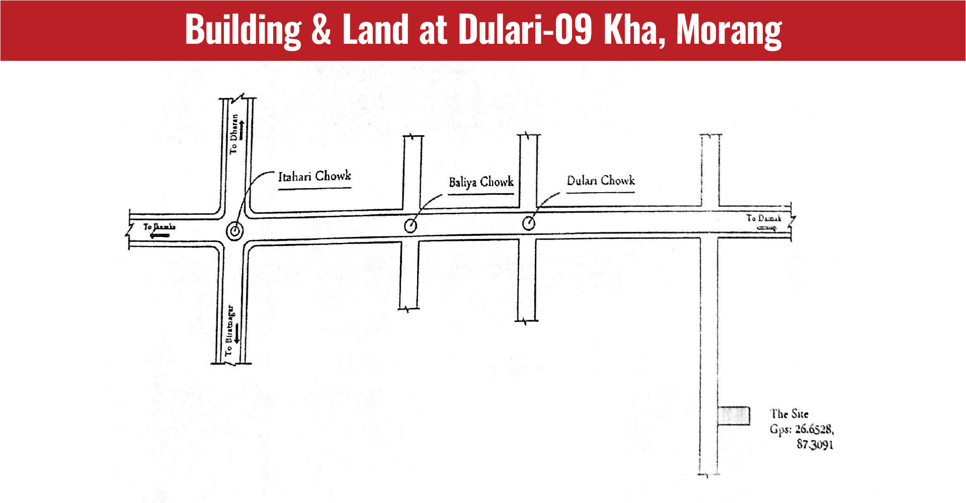 Building & Land at Dulari-09 Kha, Morang