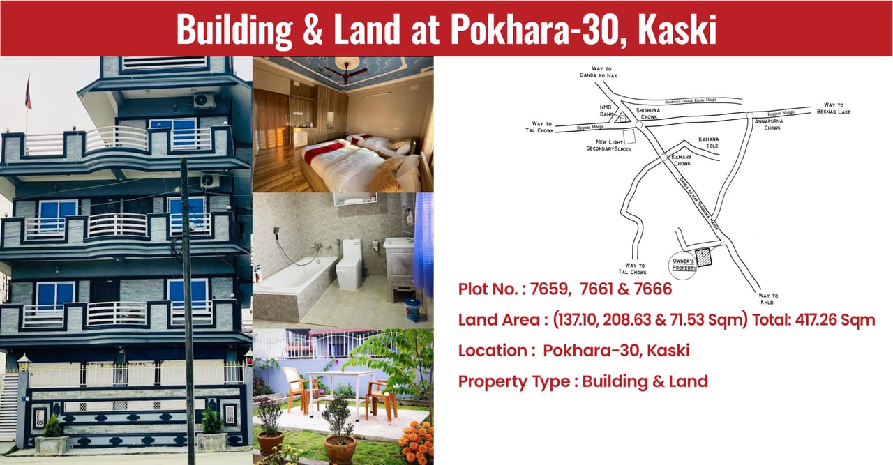Building & Land at Pokhara-30, Kaski