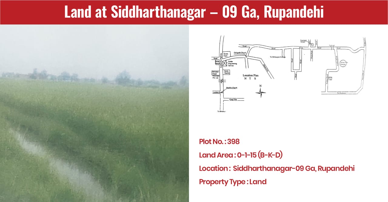 Land at Siddharthanagar-09 Ga, Rupandehi
